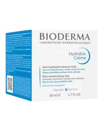 BIODERMA HYDRABIO CREME SOIN HYDRATANT TEXTURE RICHE 50 ML
