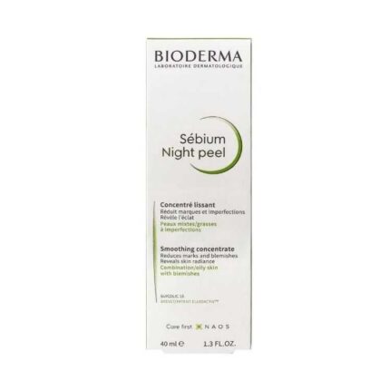 BIODERMA SEBIUM PEEL CONCENTRE LISSANT NUIT PEAUX SENSIBLES A MIXTES