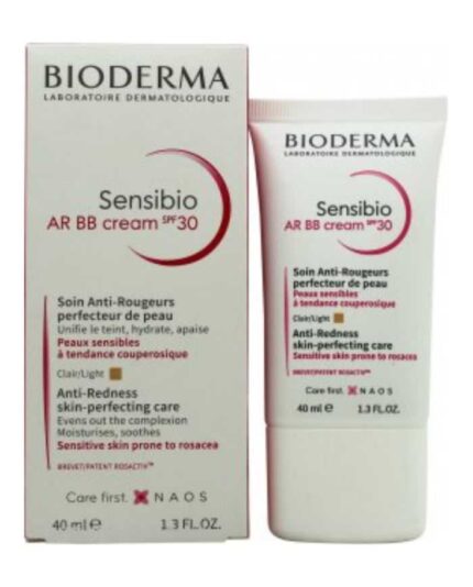BIODERMA SENSIBIO AR BB CREAM CLAIR SOIN ANTI ROUGEURS SPF30 PERFECTEUR DE PEAU 40 ML