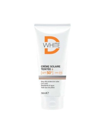 D-WHITE CREME SOLAIRE TEINTE FONCE SPF 50+