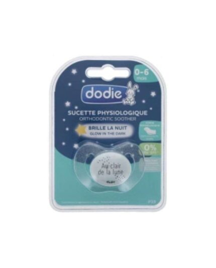 DODIE SUCETTE PHYSIOLOGIQUE NUIT 0-6 MOIS BRILLE DANS LE NOIR
