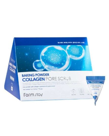 FARMSTAY COLLAGEN BAKING POWDER GOMMAGE PORE 25 PIECES