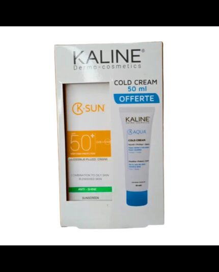 KALINE K SUN SPF50 + INVISIBLE FLUID CREAM ANTI SHINE + COLD CREAM 50 ML OFFERTE