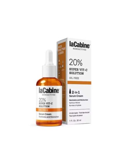LA CABINE 20 SUPER VIT C SOLUTION 2 EN 1 SERUM CREME 30 ML