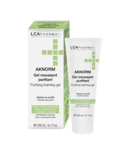 LCA PHARMA AKNORM GEL MOUSSANT PURIFIANT PEAUX GRASSES 200 ML