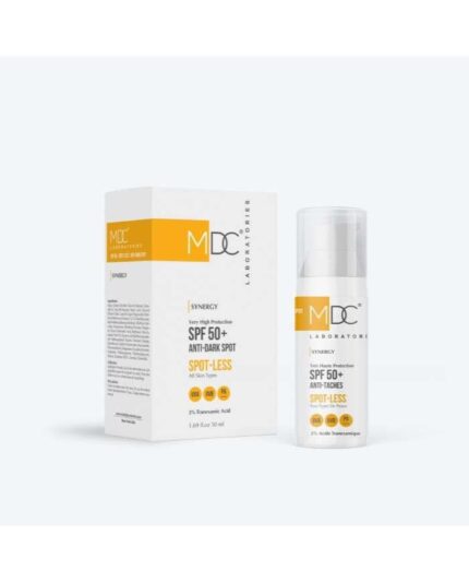 MDC SYNERGY ECRAN SOLAIRE SPF 50 SPOTLESS TOUS TYPES DE PEAUX 50 ML