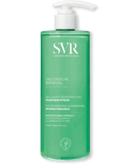 SVR SPIRIAL DEO DOUCHE GEL LAVANT DEODORANT FRAICHEUR INTENSE 400 ML
