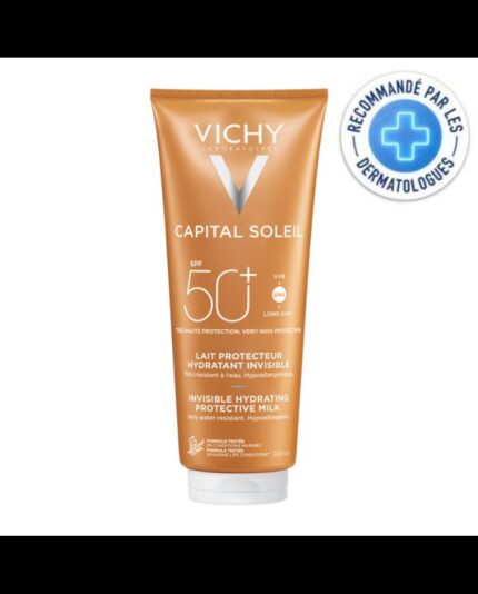 VICHY CAPITAL SOLEIL LAIT PROTECTEUR HYDRATANT INVISIBLE 300 ML SPF 50 +
