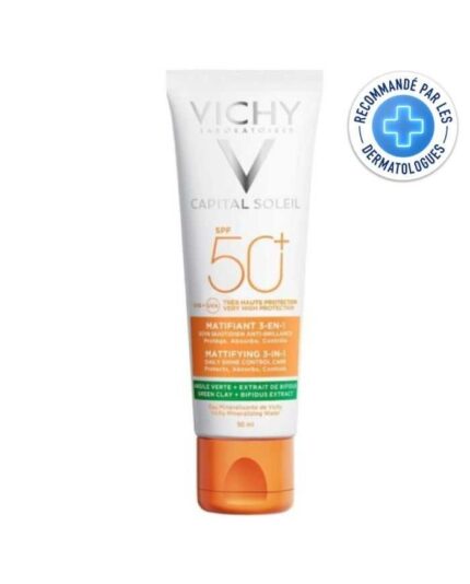 VICHY CAPITAL SOLEIL MATIFIANT 3 EN 1 SPF 50+
