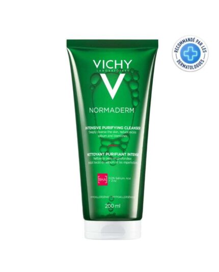 VICHY NORMADERM GEL PURIFIANT INTENSE PEAU GRASSE ET ACNEIQUE 200 ML