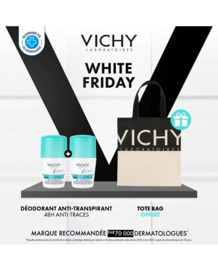 VICHY OFFRE WEB DEODORANT ANTI TRANSPIRANT 48H + TOTE BAG OFFERT